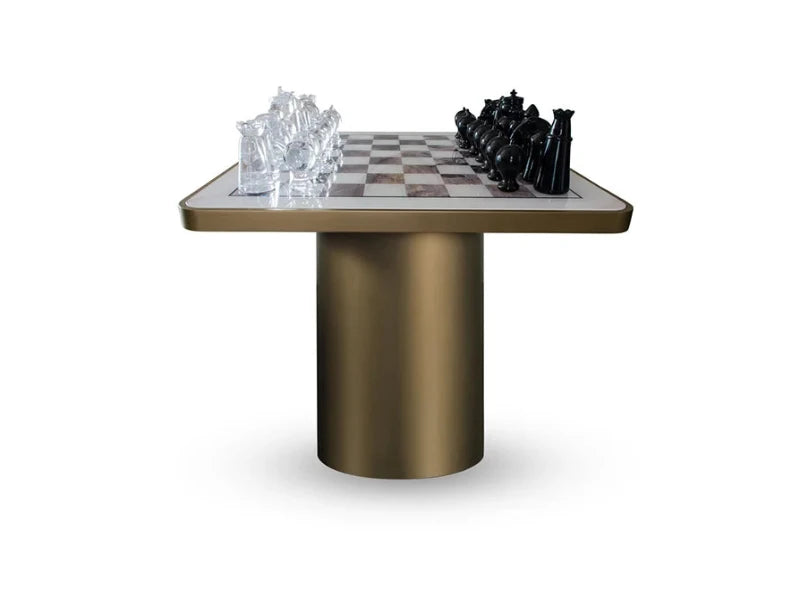 Tau 40 Steel Scacchi tavolino da gioco