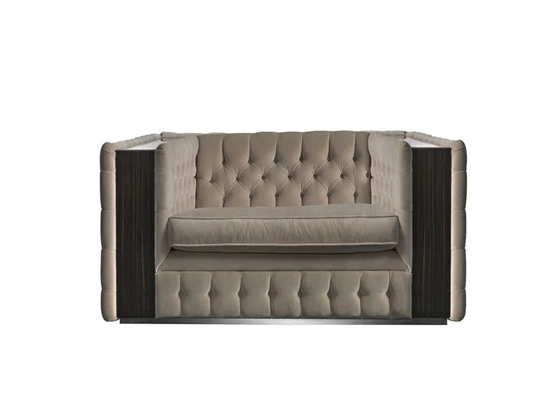 Ca'D'Oro poltrona pelle colorata