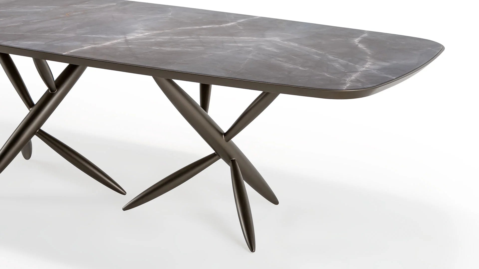 Pitto 72 tavolo piano vetro