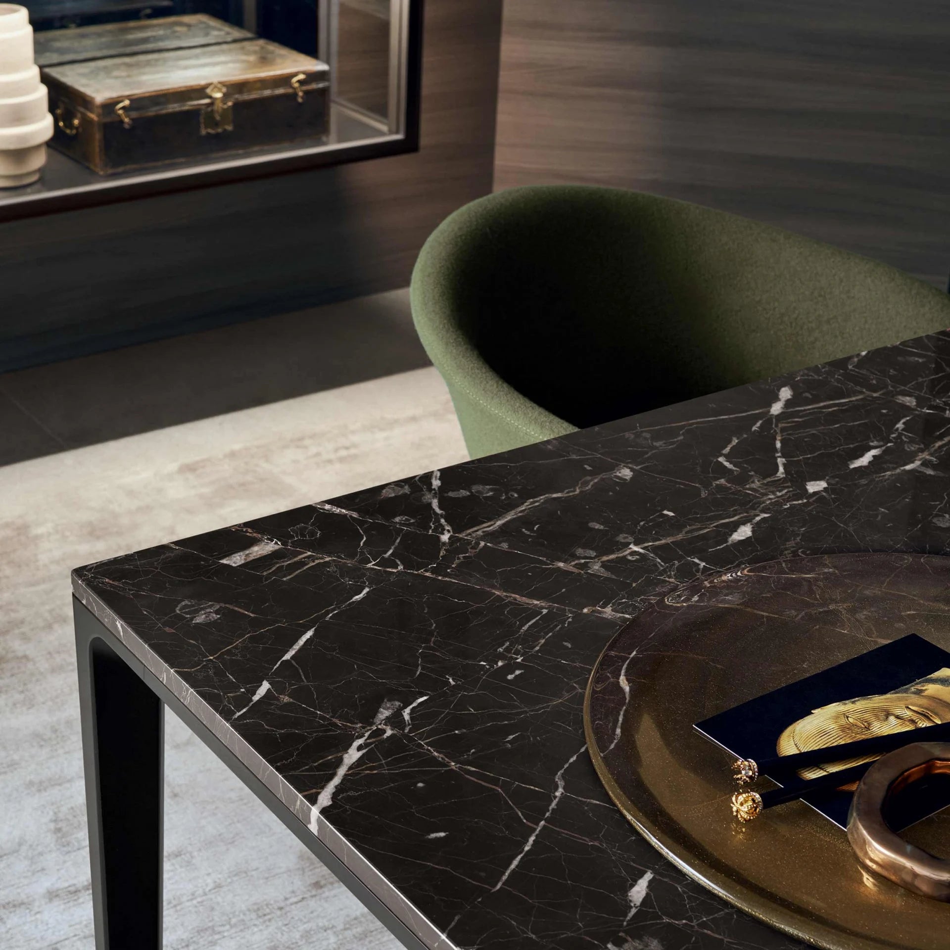 Long Island tavolo allungabile piano vetro laccato diamante