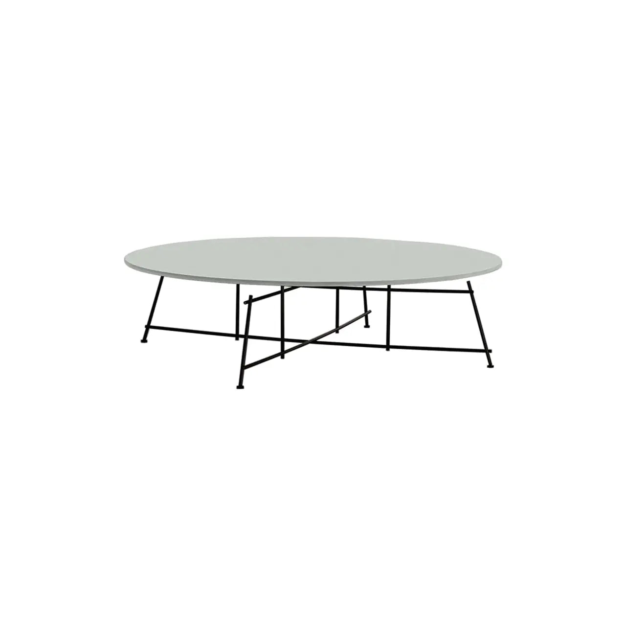 Mr.Zheng tavolino ovale laccato opaco