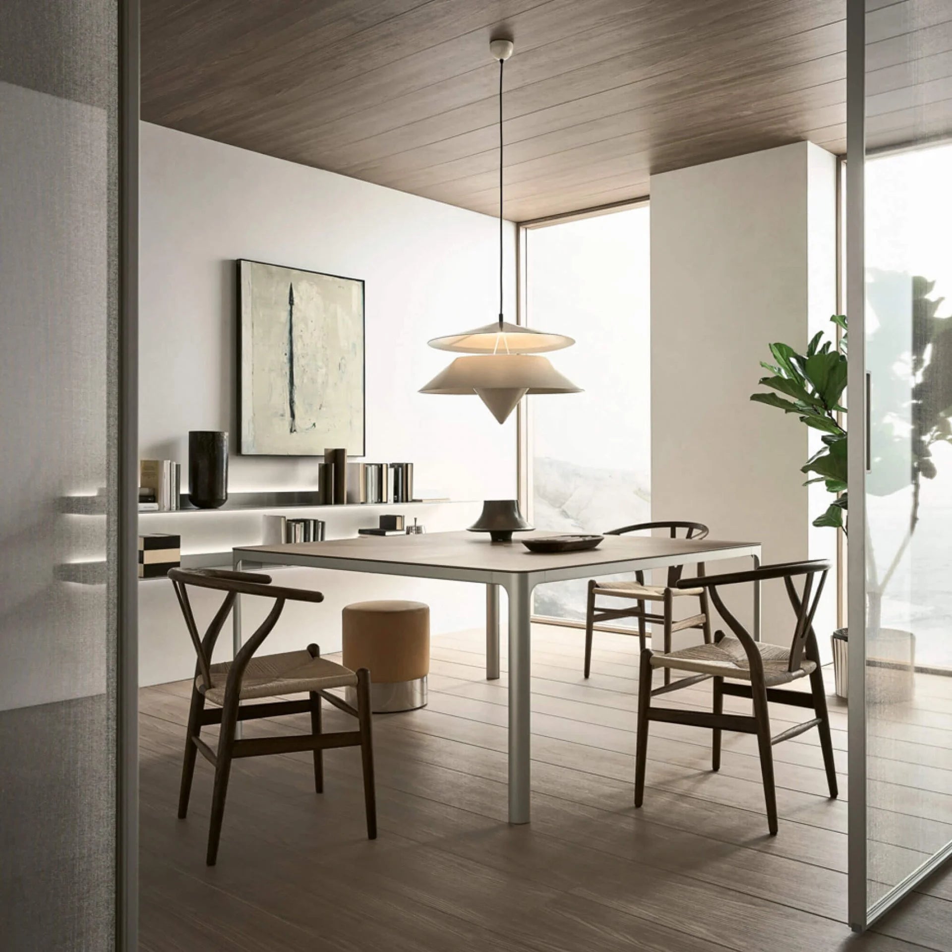 Flat tavolo piano legno