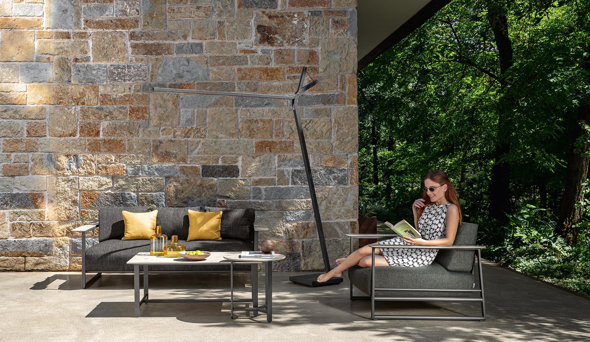 Cleosoft//Alu lampada outdoor