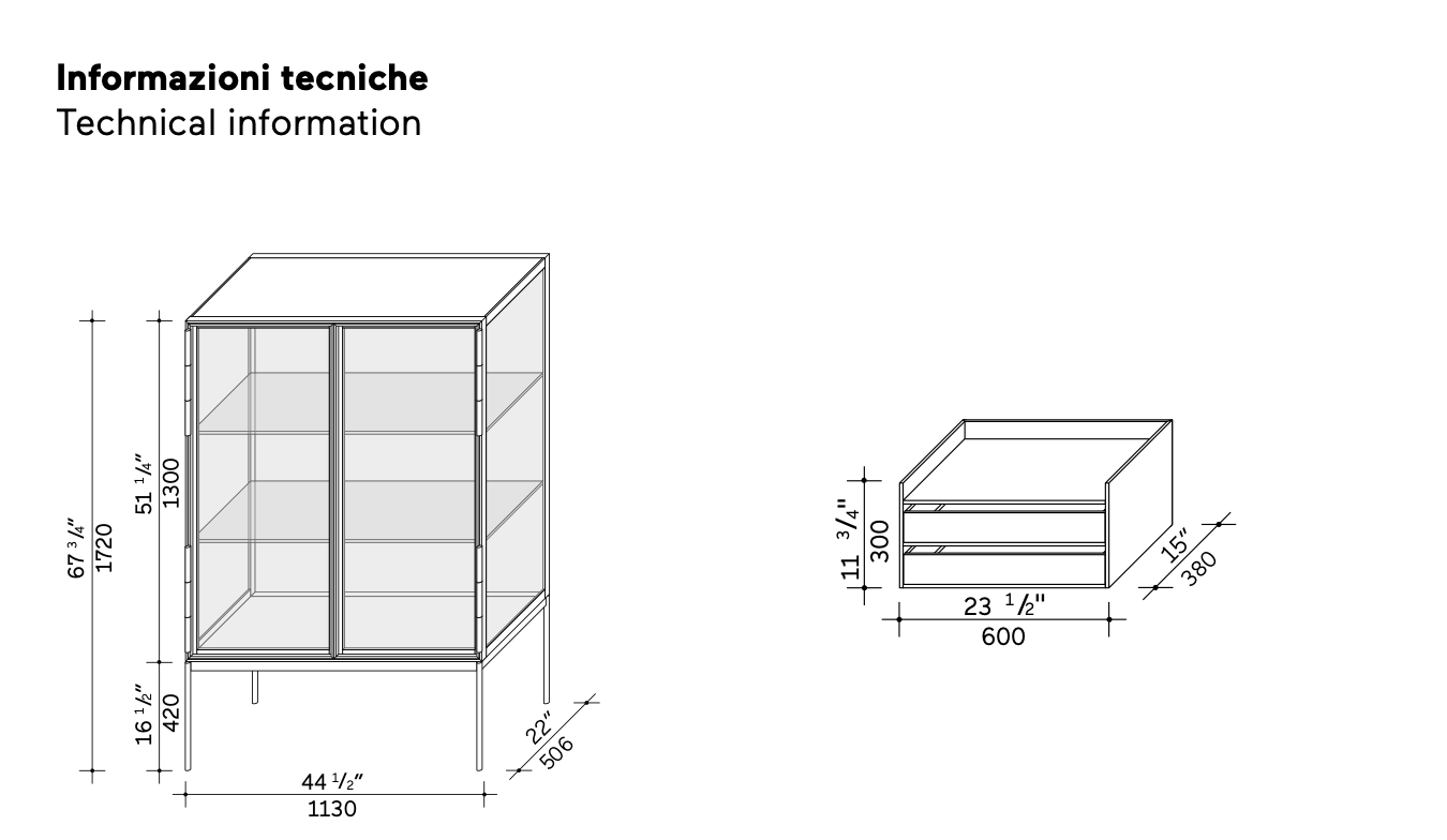 Galerist mobile contenitore