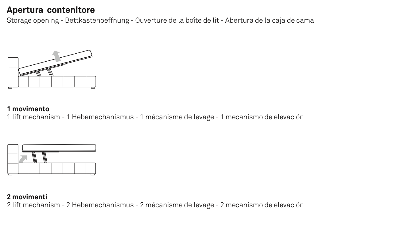 Terence letto pelle aida