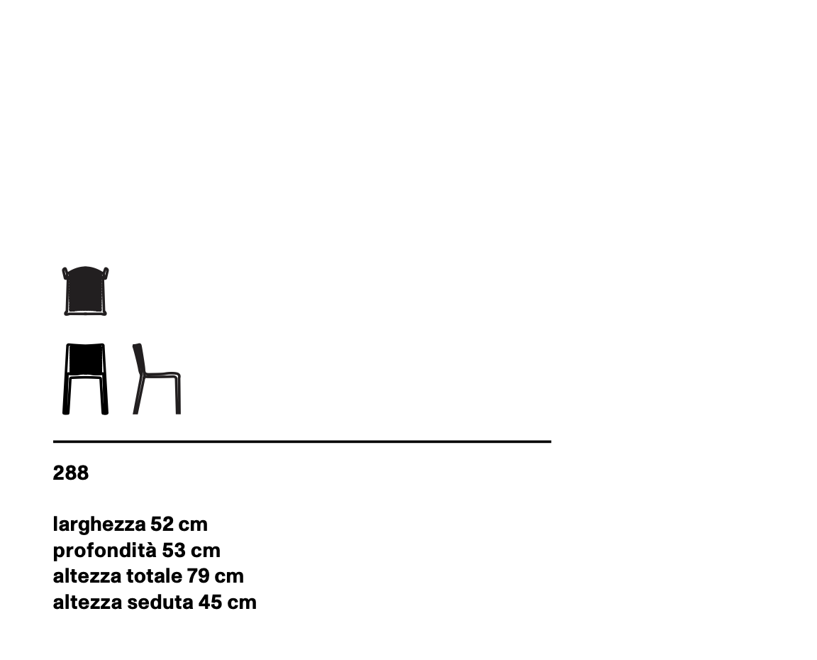 288 sedia indoor/outdoor