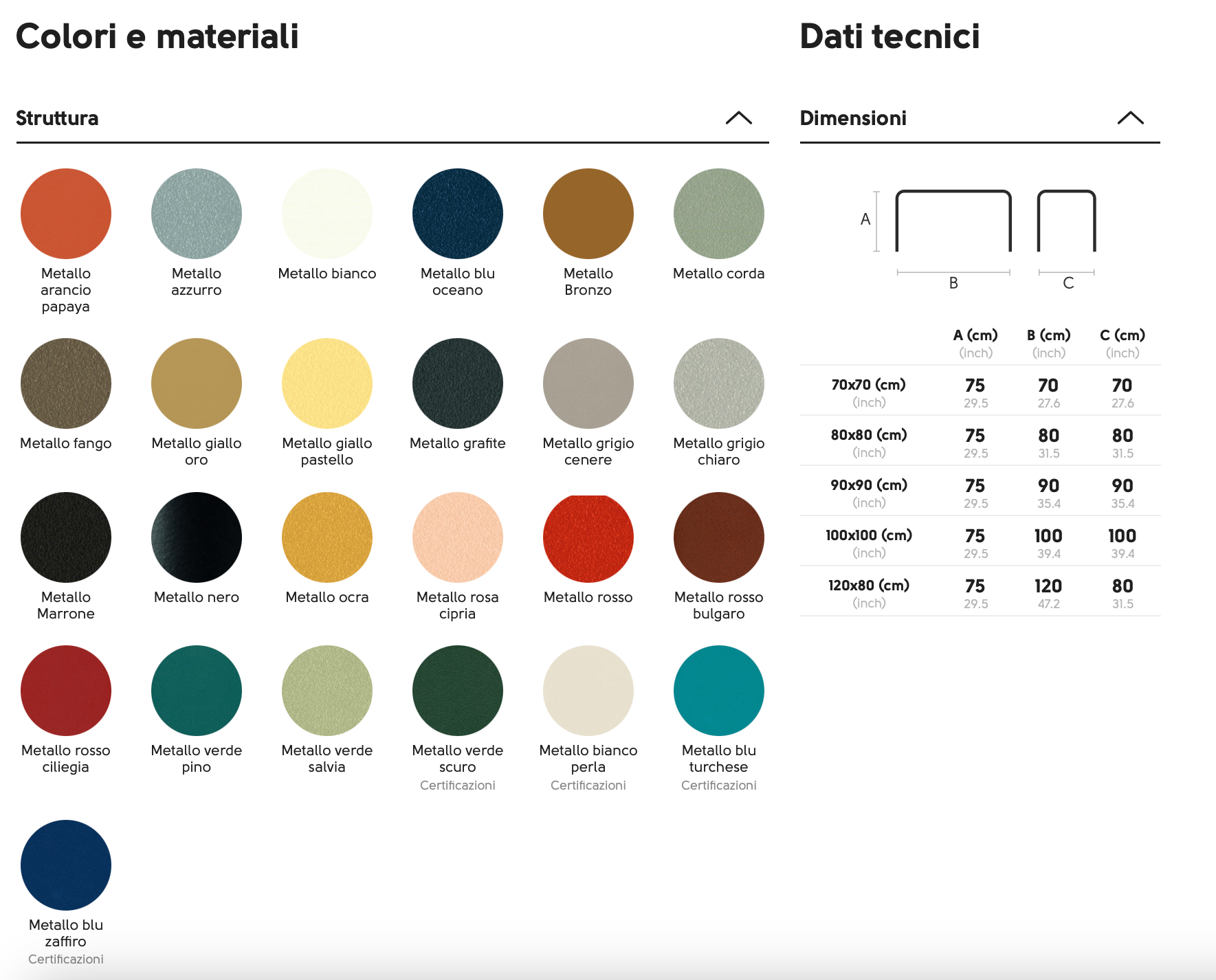 Fold tavolo fisso impilabile