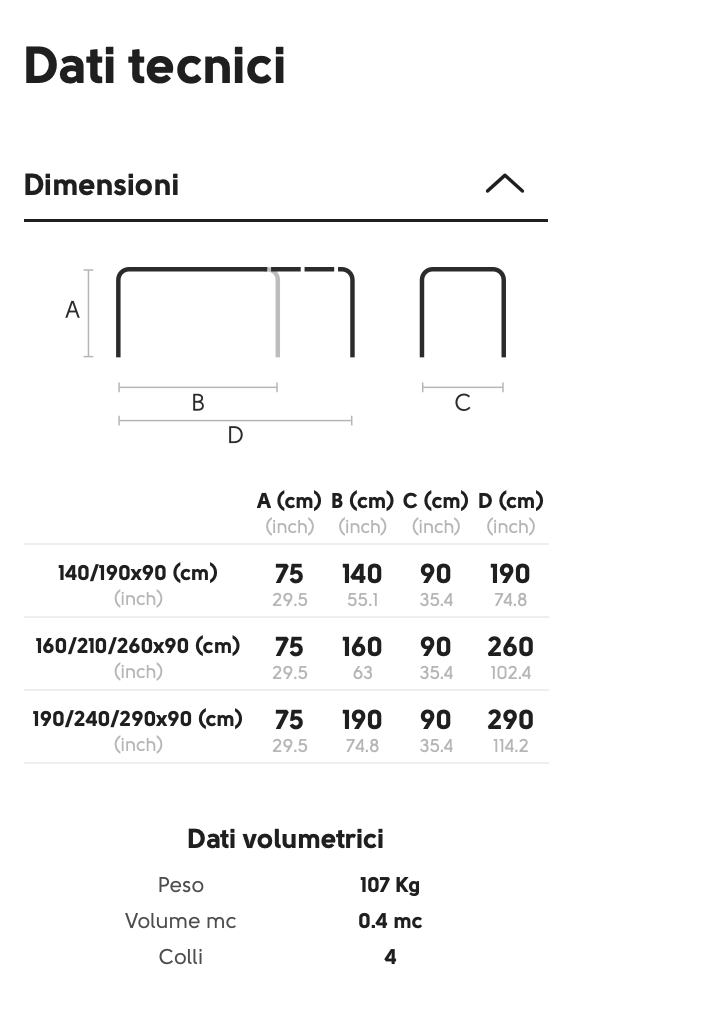 Apollo tavolo allungabile