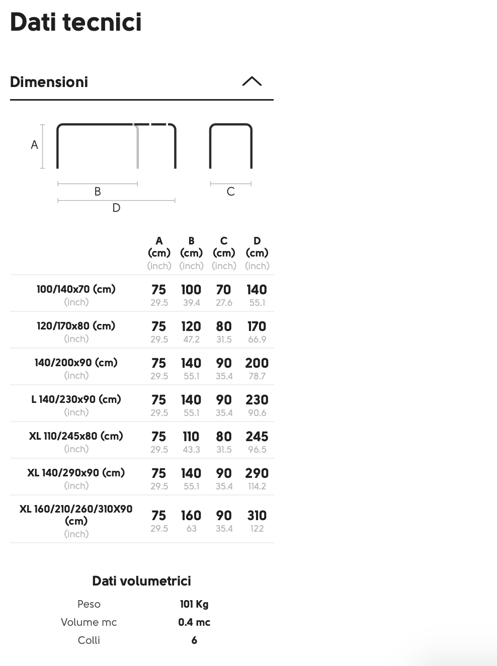 Badù tavolo allungabile