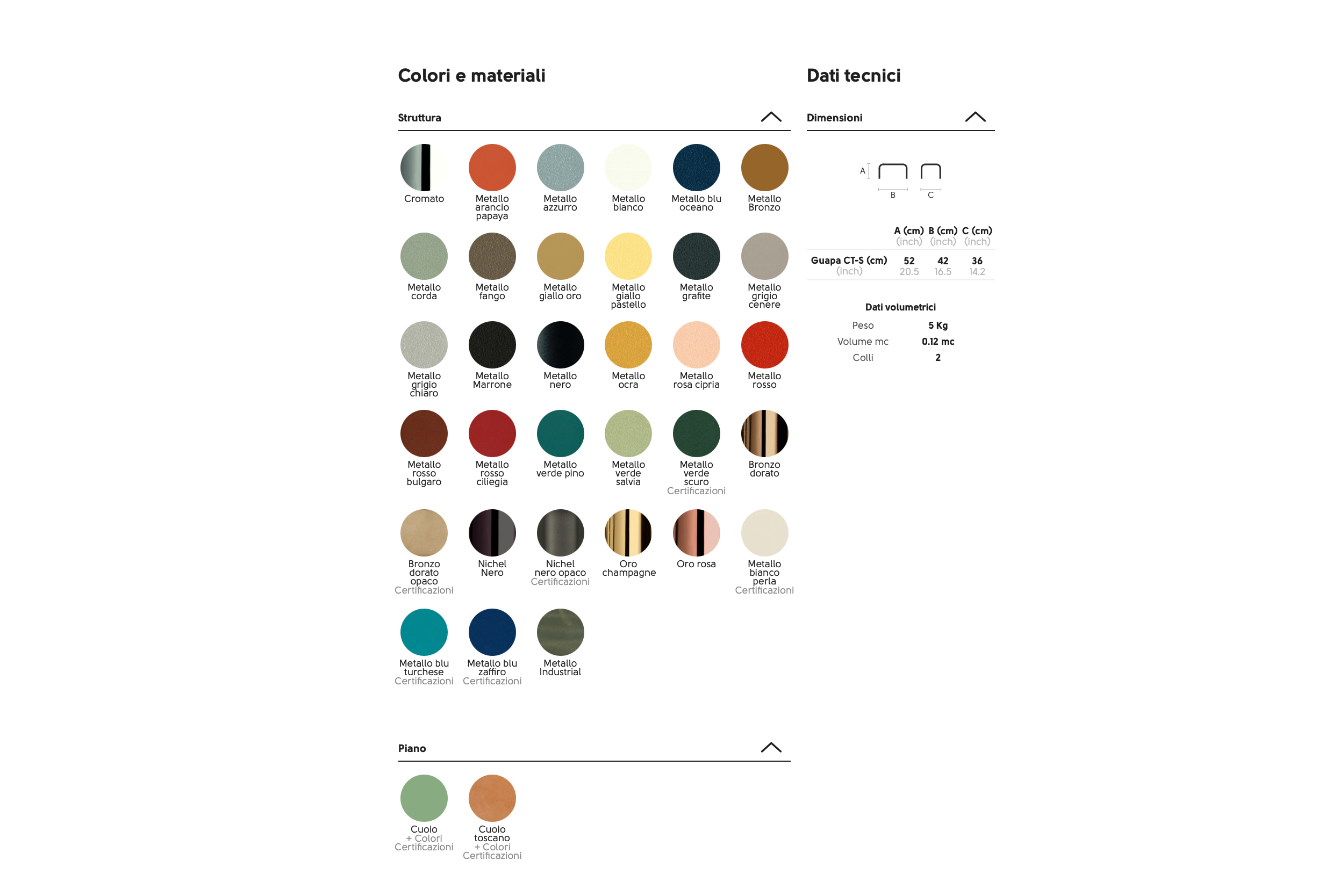 Guapa CT S Coffee Table tavolino