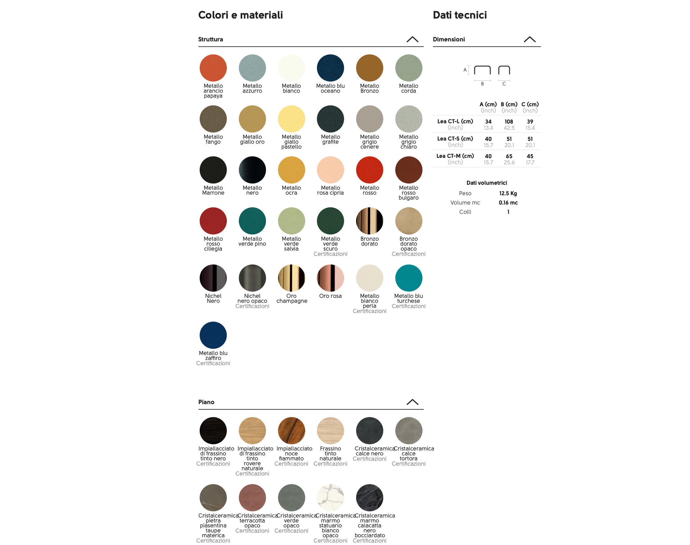 Lea CT Coffe Table tavolino