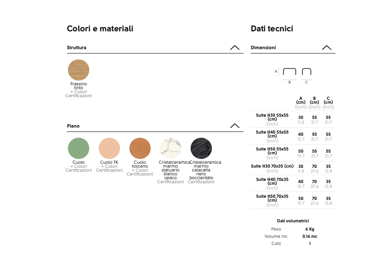 Suite H30 Coffe Table tavolino