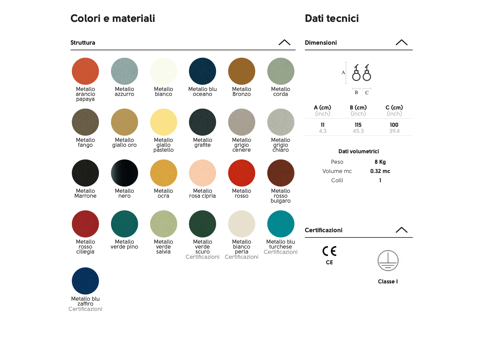 Charlotte Sospensione lampadario