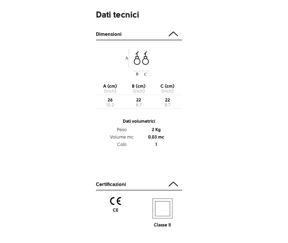 Ghost Sospensione lampada