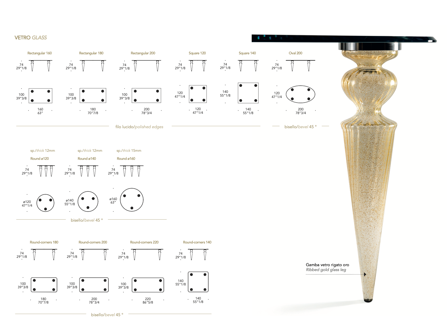Gran Canal 72 tavolo