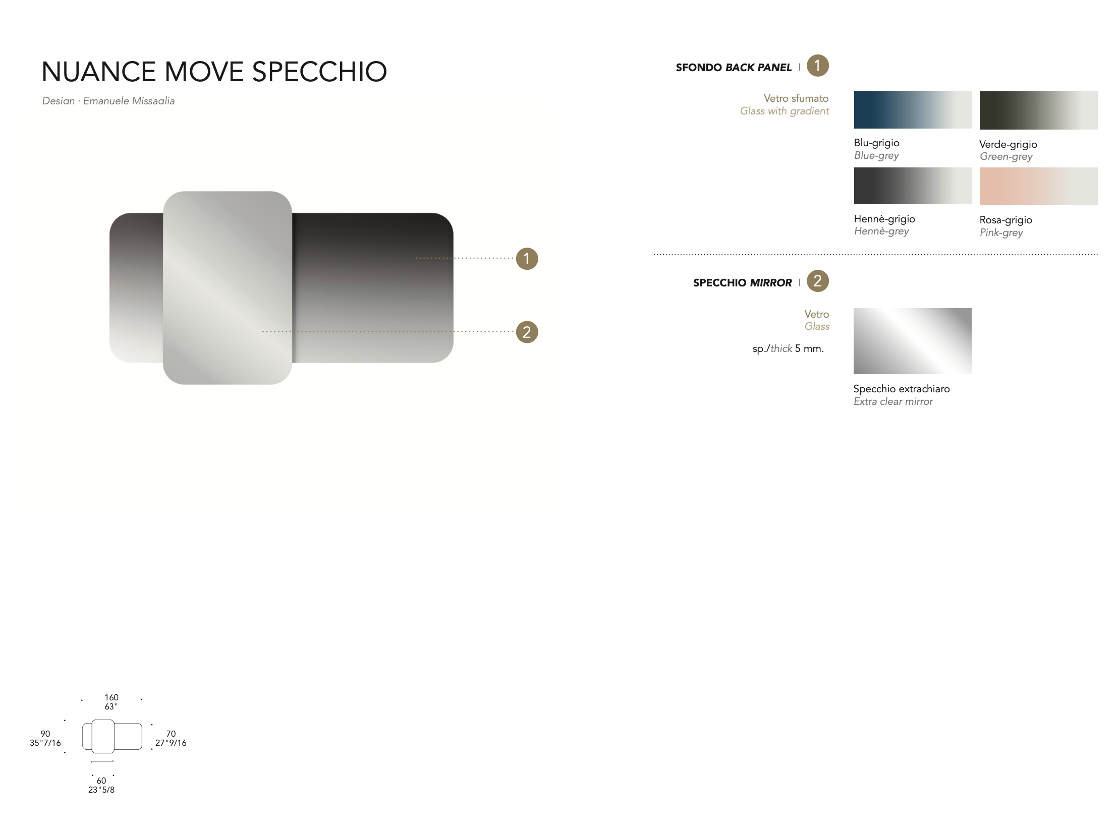 Nuance Move specchio