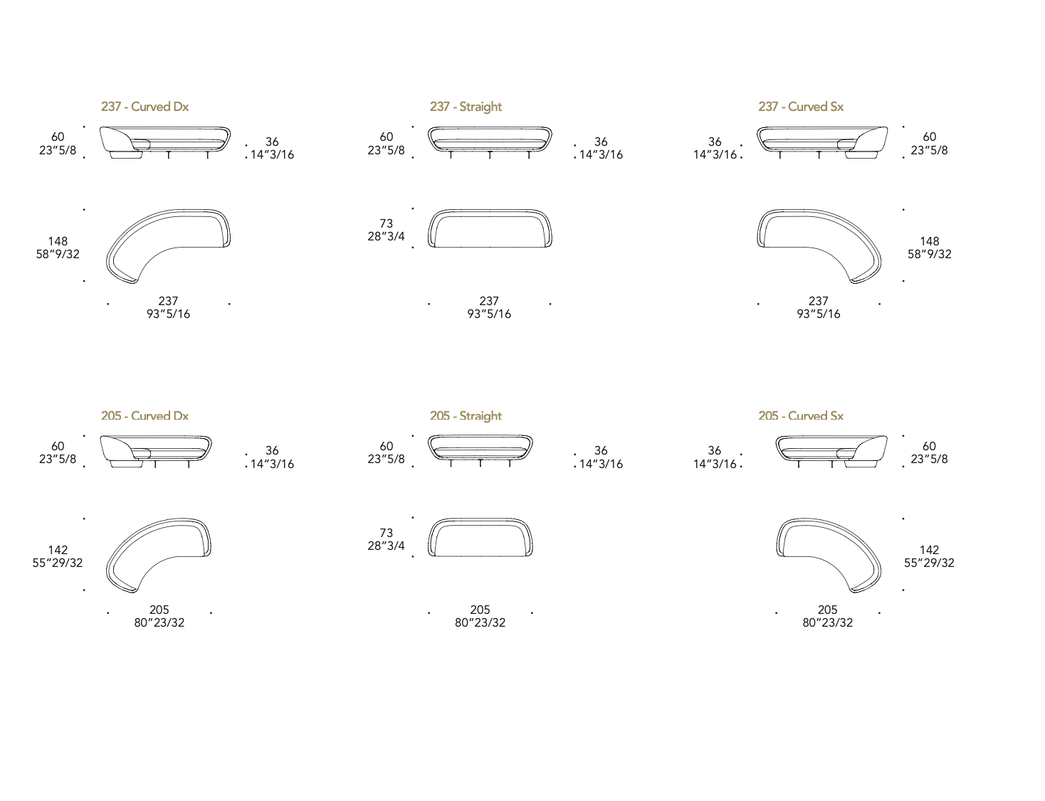 Segno Sofa Lounge divano pelle nabuk