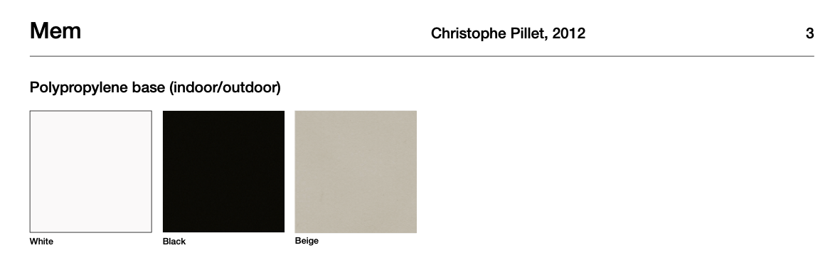 Mem poltroncina indoor/outdoor