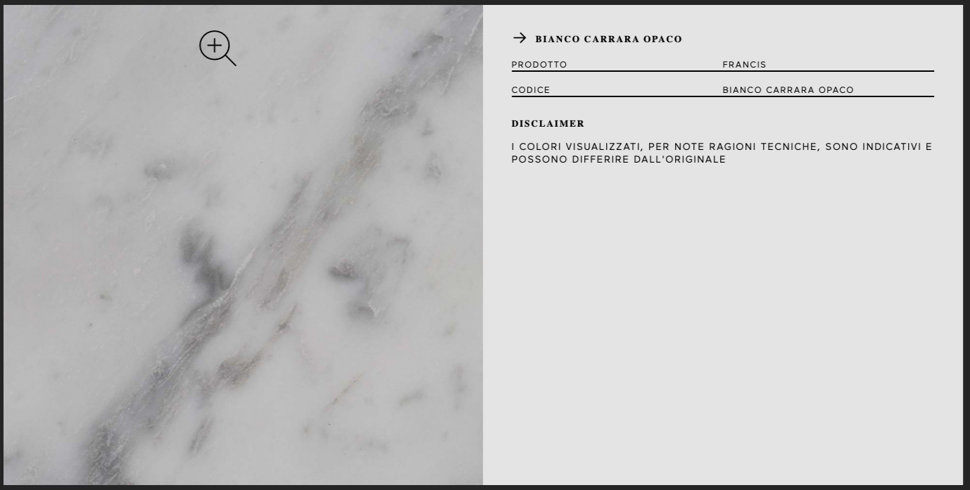 Francis tavolino marmo