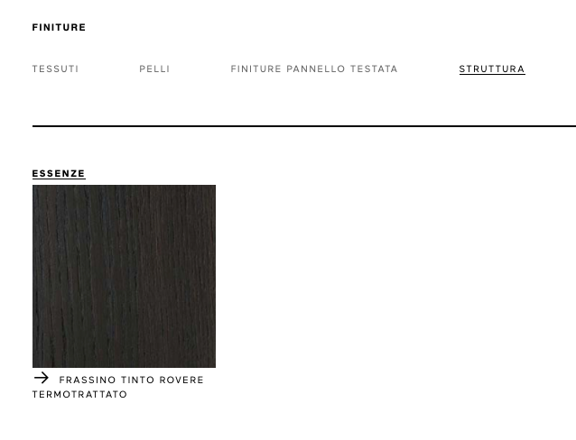 Maddox letto 233.5x180.5 tessuto DA