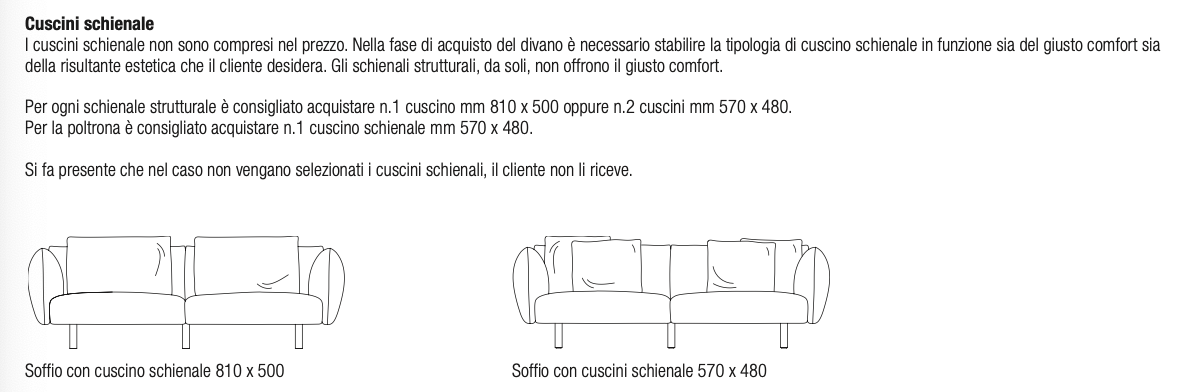 Soffio divano pelle basic