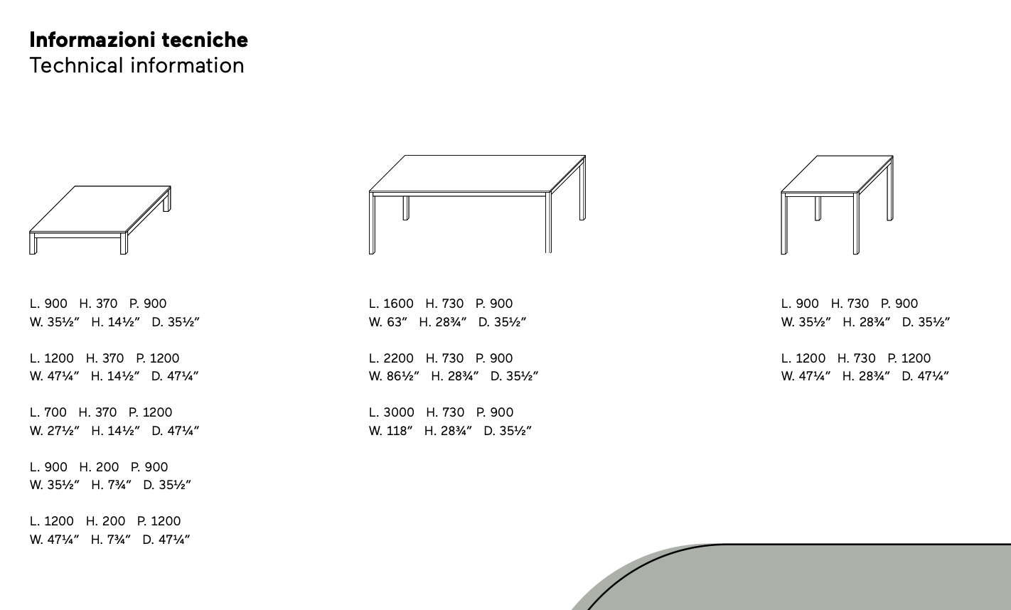 Sosia tavolo 300x90 laccato opaco