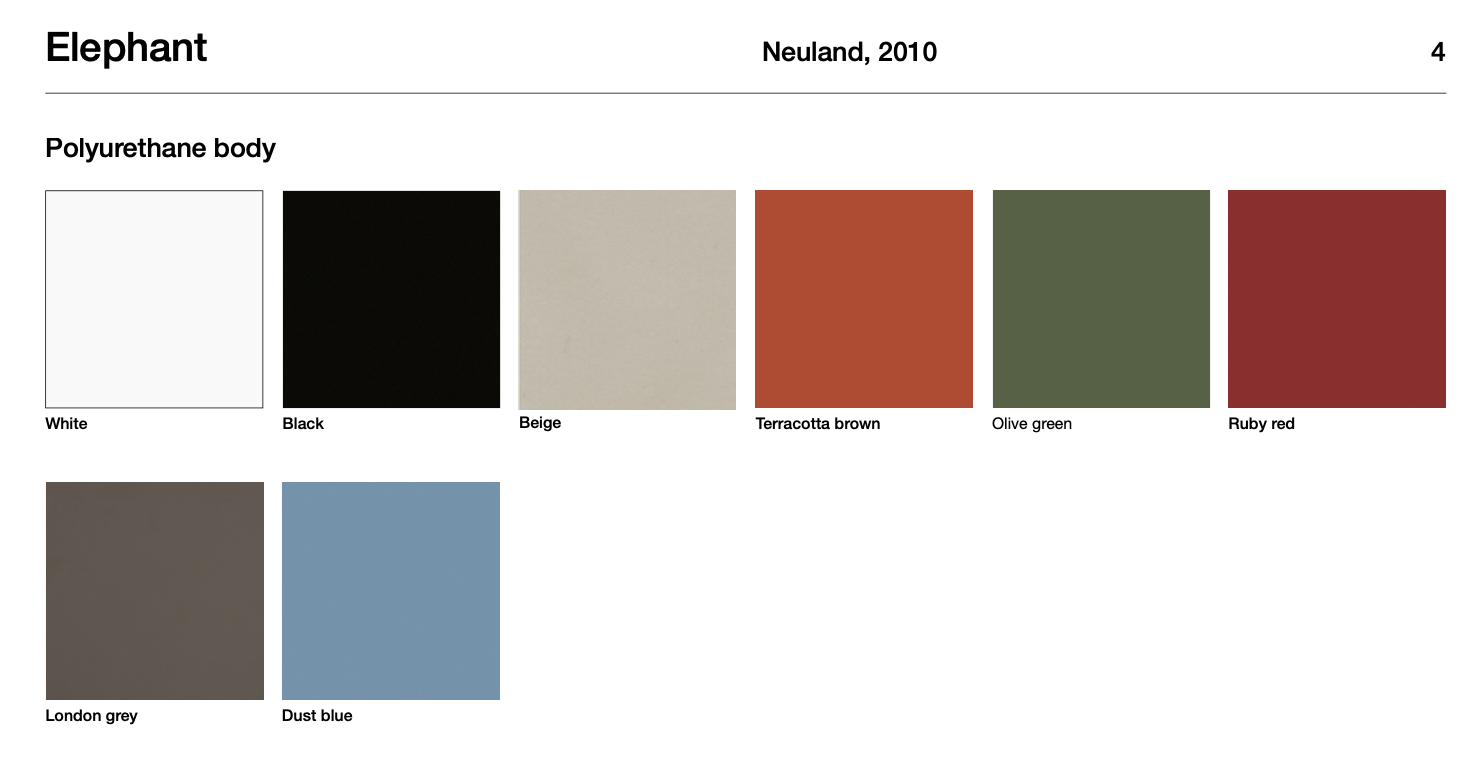 Elephant poltroncina quattro gambe