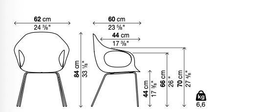 Elephant poltroncina quattro gambe