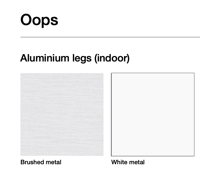 Oops tavolo fisso/allungabile