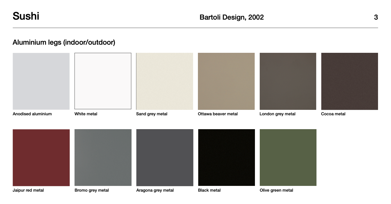 Sushi Table tavolo allungabile