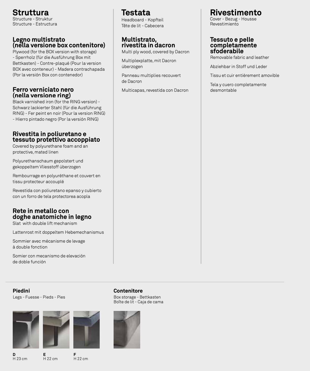 Gross Grain letto tessuto top