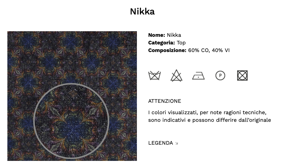 Margot poltroncina tessuto top