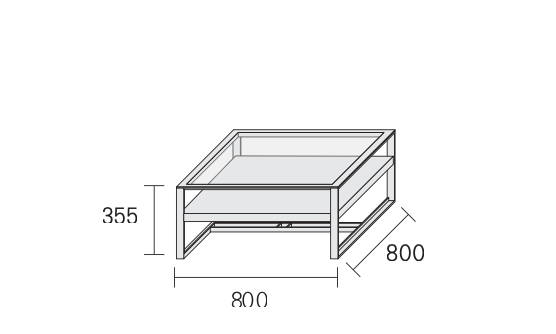 Rialto Coffee Table tavolino