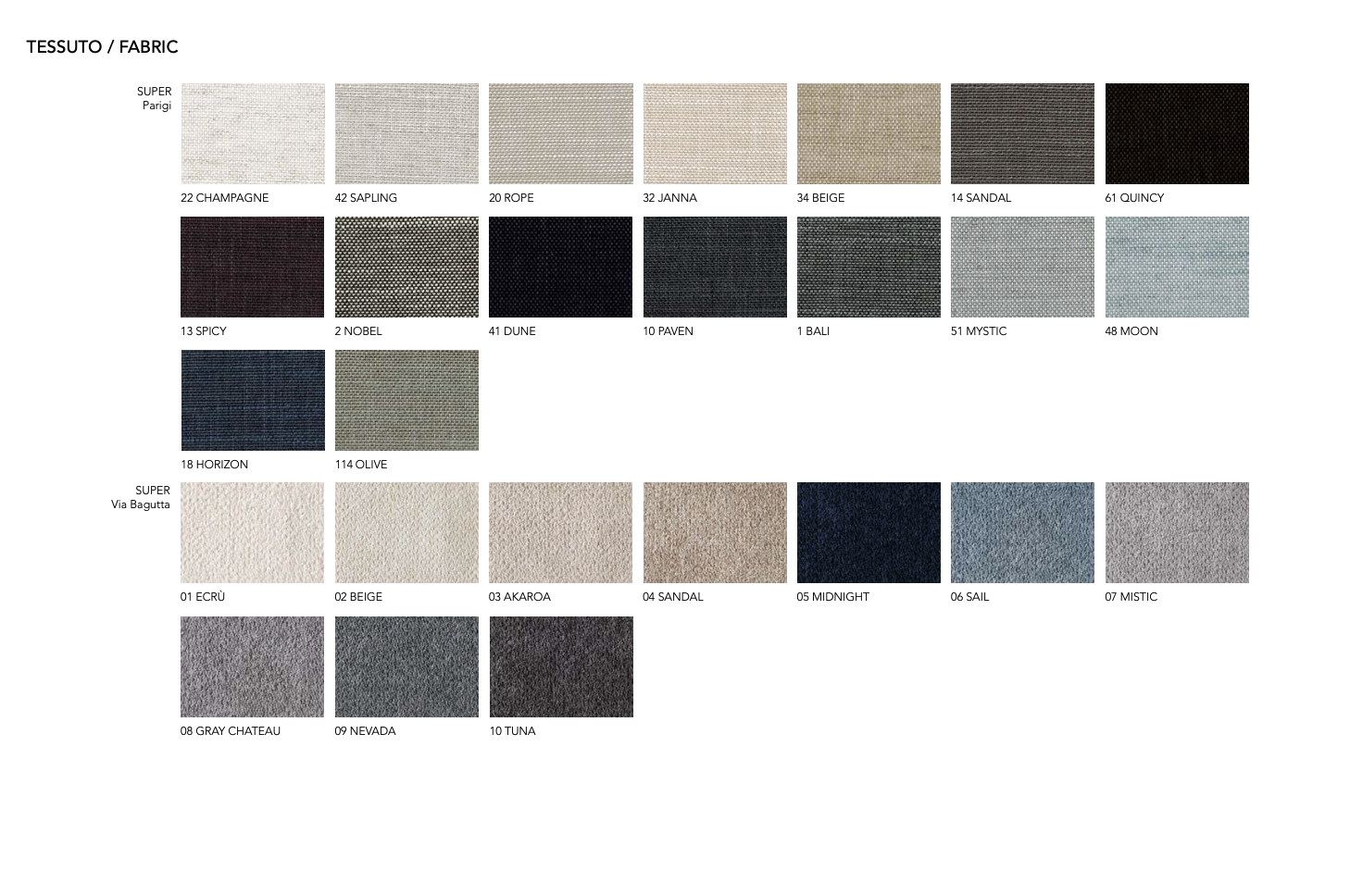 New York XL sedia tessuto super