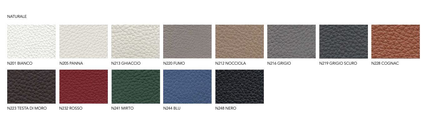 Soft poltroncina pelle naturale