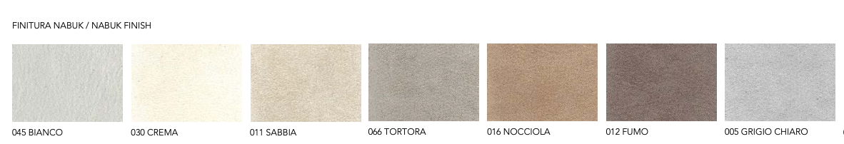 Aura Sofa divano pelle nabuk