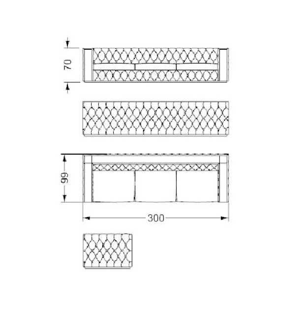 Ca'D'Oro Sofa divano pelle nabuk