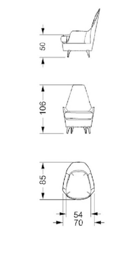 Nuvola poltrona pelle nabuk