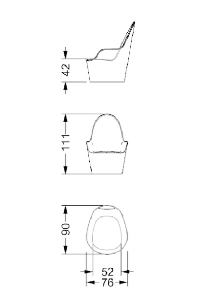 Swan poltrona pelle colorata