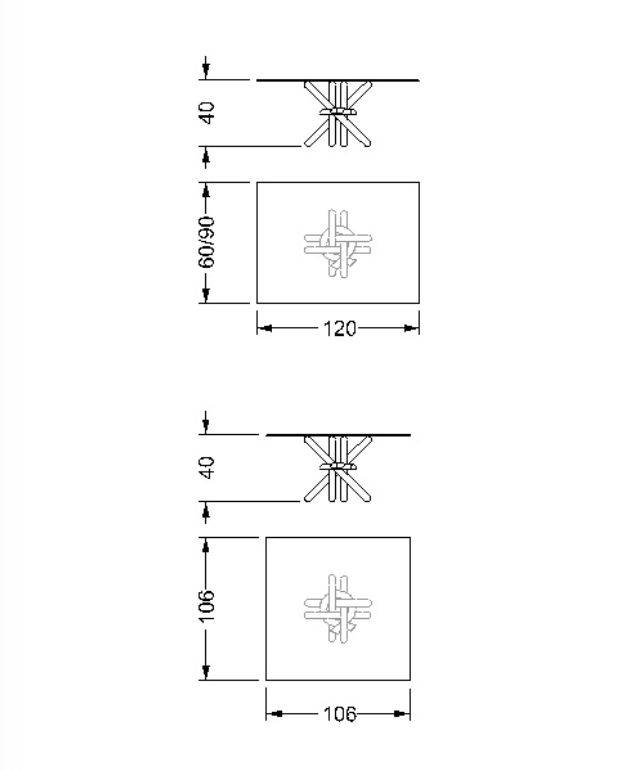 Arlequin 40 tavolino