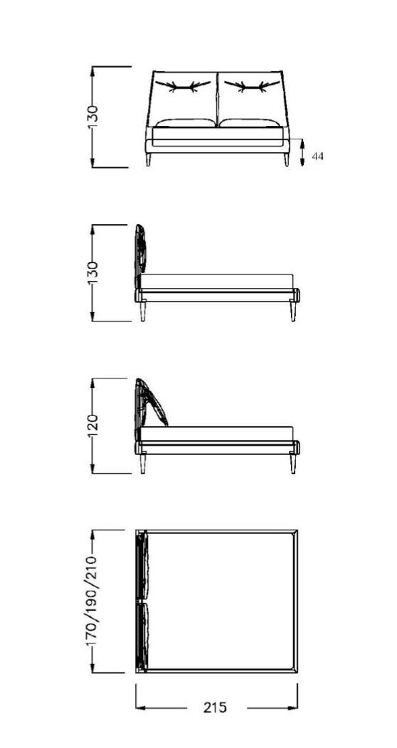 Soft letto pelle naturale