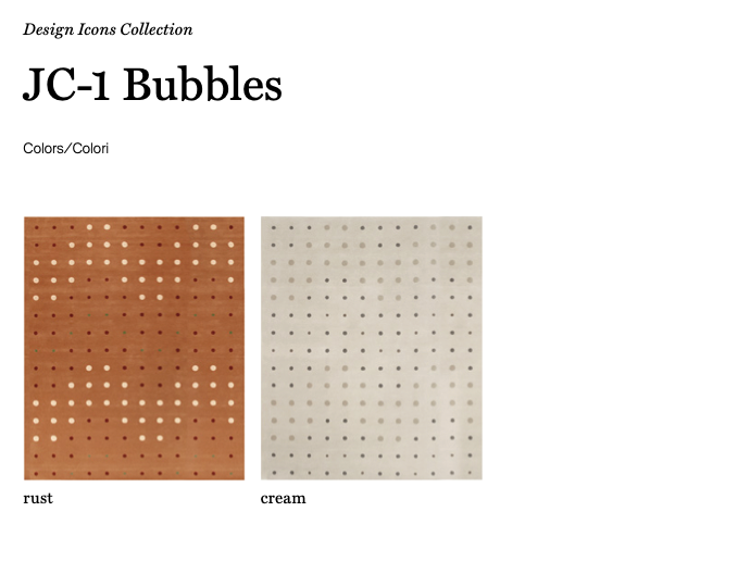 JC-1 Bubbles tappeto