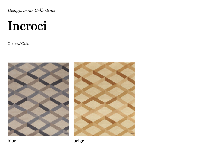 Incroci tappeto