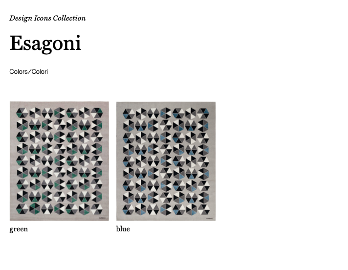 Esagoni tappeto