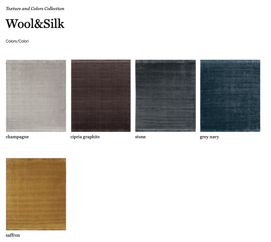 Wolk & Silk tappeto