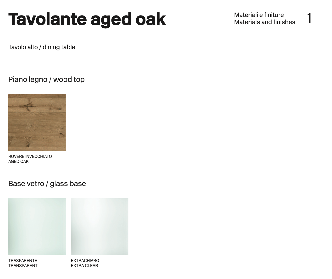 Tavolante Aged Oak tavolo