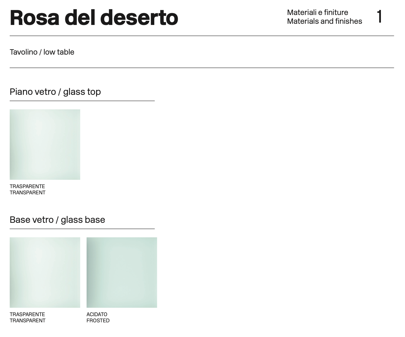 Rosa del deserto tavolino