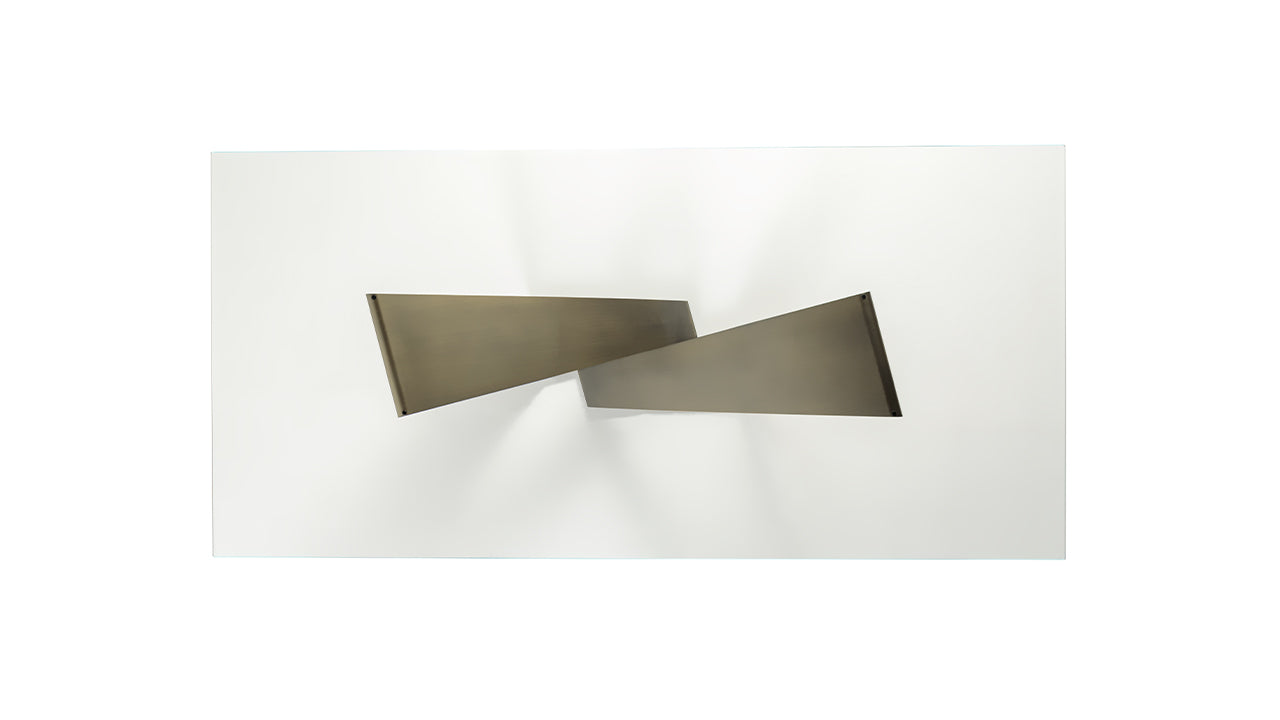 Apeiron 72 tavolo piano vetro