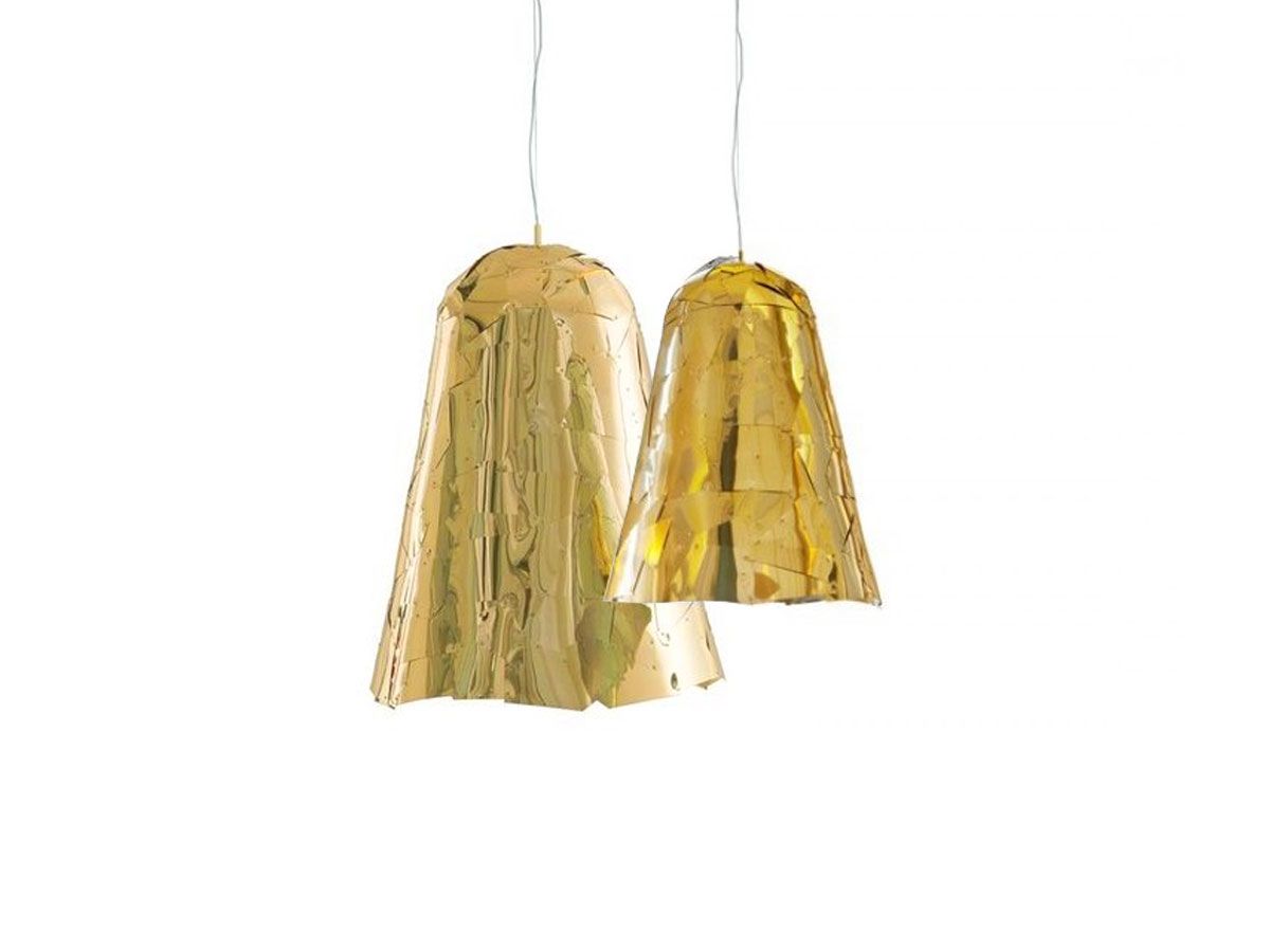 Campana gold lampada a sospensione