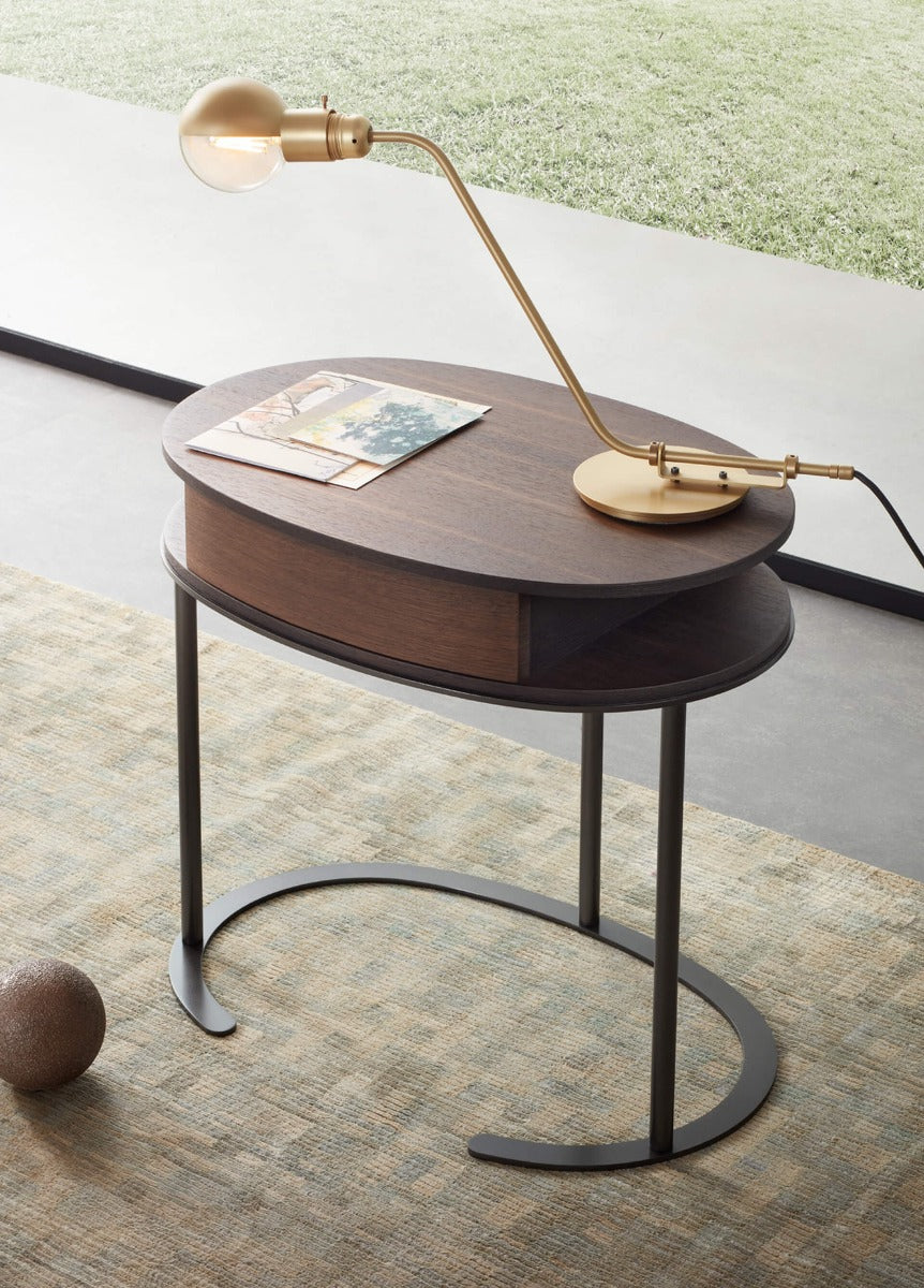 Ortis tavolino piano marmo/legno